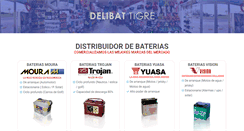 Desktop Screenshot of delibat.com.ar