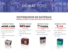 Tablet Screenshot of delibat.com.ar